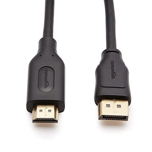 AmazonBasics Verbindungskabel, DisplayPort auf HDMI, 1,8 m - 5