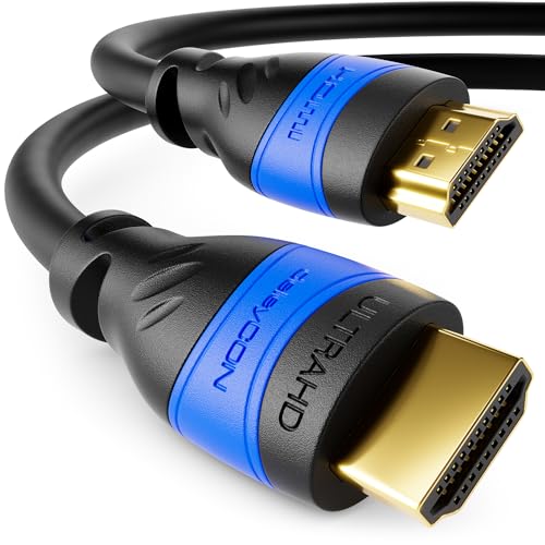 deleyCON 3m HDMI Kabel   HDMI 2.0 / 1.4a kompatibel   High Speed mit Ethernet (Neuster Standard)   ARC   3D   4K Ultra HD (1080p/2160p)